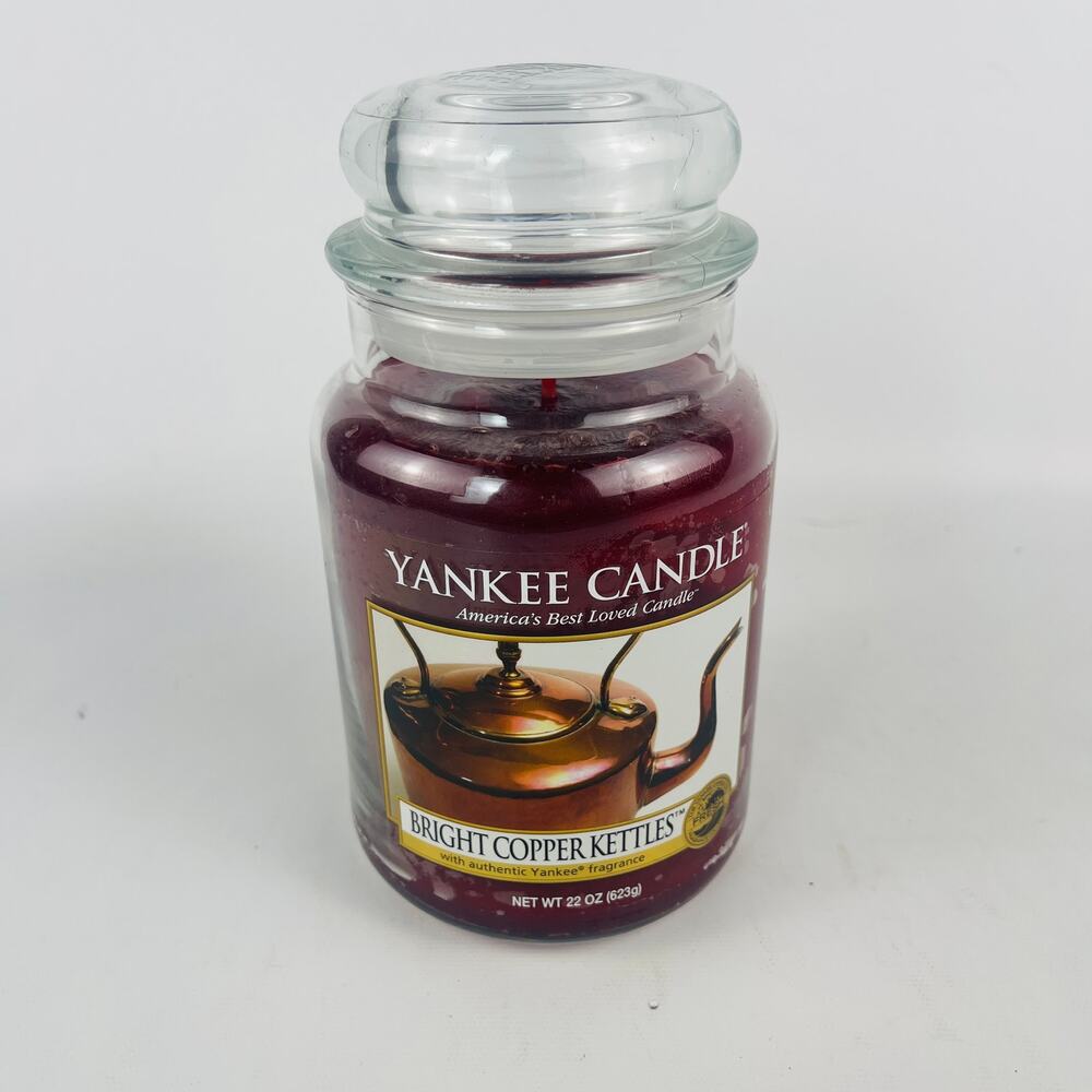 Yankee Candle 22 oz. Bright Copper Kettles Unused